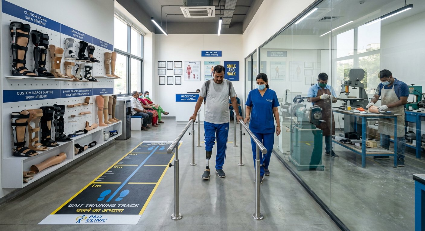 OrthoPro Artificial Limbs Center clinic facility in Delhi